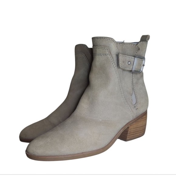 Lucca Lane Meyna Taupe Suede Ankle Boots – Size 7 - Picture 6 of 15